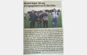 ARTICLE DANS LE JOURNAL POUR MICHEL