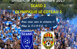 8EME JOURNEE EQUIPE 2 SCASD 2 -COTEAU OLYMPIQUE 2