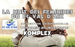 SOIREE DES FEMININES DU FC VAL D AIX